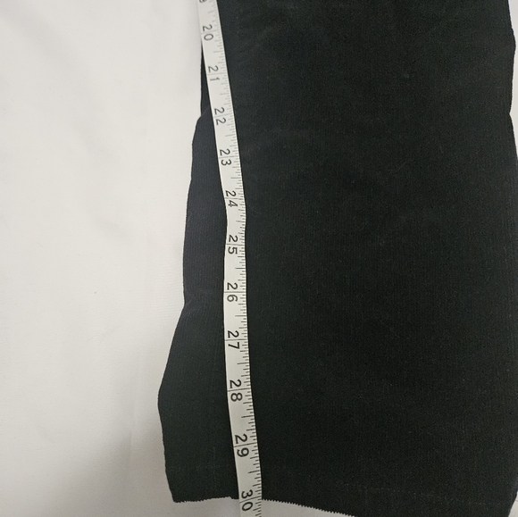 Talbots Black Corduroy Simply Flattering  Straight Leg Pants! - Picture 5 of 7